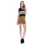 Quincey SHE1002 Camel Kadın Şort