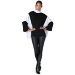Quincey Triko Tunik - 38 - Siyah - Gri