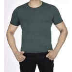 Quits Kids Suprem Kısa Kol Pis Dikiş Slimfit Düz Tshirt -1884 - Nefti Yeşil