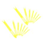 QUMIIRITY 14 Adet Balık Ağı Sabitleme Döküm Ağ İğnesi Balık Ağı Dokuma Aletleri Dokuma Tezgahı Mekik Döküm Ağ Örgü İğneleri Mekikler Örgü Sarı