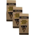 QUOKA Glutensiz Şekersiz Karabuğday Unundan Zencefilli Tarçınlı Zerdeçallı Kurabiye 3 Paket x 80GR - 240 gr