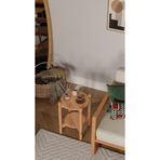 Quppa Home İskandinav Tarzı Masif Ağaç Zigon Sehpa, Yan Sehpa Qp-SH-555