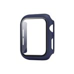 Quse Apple Watch 45mm Lacivert Kasa ve Ekran Koruyucu Kılıf – Series 9-8-7 ile Uyumlu