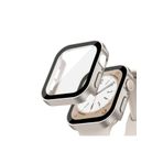 Quse Apple Watch 45mm Suya Dayanıklı Kasa + Ekran Koruyucu Kılıf – Yıldız Işığı – Series 7-8-9 ile Uyumlu