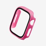 Quse Apple Watch ile Uyumlu Kasa Koruyucu Kılıf, 360° Tam Koruma, Ekran Koruyuculu Klasik Tasarım, Series 10/11 42mm / 46mm, 45mm, 44mm, 41mm, 40mm, 38mm (Şeker Pembesi, 40mm)