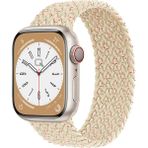Quse Solo Loop Örgü Kordon, Apple Watch Series SE/11/10/9/8/7/6/5/4/3 Uyumlu 42mm-41mm-40mm-38mm, Medium, Multi Starlight - Şampanya