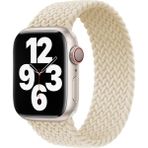 Quse Solo Loop Örgü Kordon, Apple Watch Series SE/11/10/9/8/7/6/5/4/3 Uyumlu 42mm-41mm-40mm-38mm, Small, Yıldız Işığı - Starlight