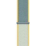 Quse Spor Loop Kordon, Apple Watch Series SE/11/10/9/8/7/6/5/4/3 Uyumlu 49mm-46mm-45mm-44mm, Gün Işığı - Su Yeşili