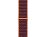 Quse Spor Loop Kordon, Apple Watch Series SE/11/10/9/8/7/6/5/4/3 Uyumlu 49mm-46mm-45mm-44mm, Kırmızı Erik - Bordo