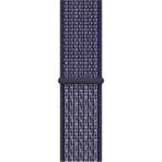 Quse Spor Loop Kordon, Apple Watch Series SE/11/10/9/8/7/6/5/4/3 Uyumlu 49mm-46mm-45mm-44mm, Puslu Mor
