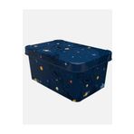 QUTU 5 Lt Planets Gezegenler 28,5x19x13 Kapaklı Saklama Kutusu Style Box Düzenleyici Dekoratif Kutu