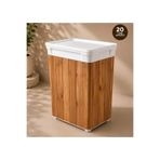 QUTU Q-trash Bın 20 L Wood Light Çöp Kovası