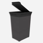 Qutu Q-Trash Carbon 40 lt Çöp Kutusu