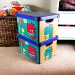 Qutu Style Box Dude Dekoratif Oyuncak Kutusu Seti - 2x 20 L