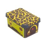 Qutu Style Box Giraffe - 5 Litre Dekoratif Saklama Kutusu - Siyah