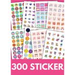 Quun 300 Adet Sevimli Eğlenceli Kawaii Sticker Etiket Set - Planlayıcı, Ajanda, Bullet Journal, Defter