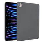 QUYISHAN Xiaomi Pad 6S Pro 12,4 inç 2024 ile uyumlu İnce Tasarım Mat TPU Kauçuk Yumuşak Cilt Silikon Koruyucu Kapak, Hafif Darbeye Dayanıklı Koruyucu Kılıf (Gri)