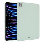 QUYISHAN Xiaomi Pad 6S Pro 12,4 inç 2024 ile uyumlu İnce Tasarım Mat TPU Kauçuk Yumuşak Cilt Silikon Koruyucu Kapak, Hafif Darbeye Dayanıklı Koruyucu Kılıf (Nane Yeşili)