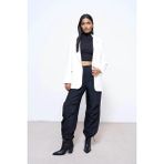 Quzu Ekru Kadın Blazer Ceket 50873 - M