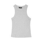 Quzu Halter Yaka Basic Fitilli Atlet Karmelanj