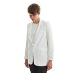 Quzu Kadın Blazer Ceket Ekru 50873