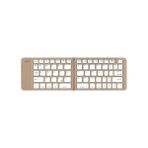 Qwert Kablosuz Bluetooth3.0 Klavye Katlanır Ince Klavye Ipad Apple Ios Android Microsoft Windows 10 Metre Tablet Klavye | Klavyeler (Altın) (Yurt Dışından)