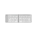 Qwert Kablosuz Bluetooth3.0 Klavye Katlanır Ince Klavye Ipad Apple Ios Android Microsoft Windows 10 Metre Tablet Klavye | Klavyeler (Gümüş) (Yurt Dışından)