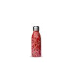 Qwetch Kiraz Çiçeği Desenli Kırmızı 500 ml QD7004 Su Şişesi