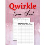 Qwirkle Score Sheet: Qwirkle Game Record Keeper Book that is Perfect for Scorekeeping