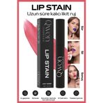 QWON Soyulabilir Ruj Hot Rose Lip Stain Gün Boyu Kalıcı Bulaşmayan Dudak Dövmesi