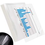 QYH Transparency Film Tepegöz Projektör Şeffaflıkları ve Ekran Baskıları Mürekkep Püskürtmeli yazıcı için 8,5 x 11 İnç %100 Şeffaf, 80 yaprak