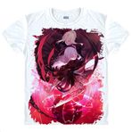 QYIFIRST Manga Japon Anime FGO Grand Saber Matou Sakura Cosplay Tişört Kostüm /Tarz 17/ Beyaz XXL (EU XL) Göğüs 116 cm