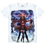 QYIFIRST Manga Japon Anime FGO Night Grand Zero Archer Saber Tohsaka Rin Cosplay Tişört Kostüm /Tarz 5/ Beyaz XL (EU L) Göğüs 110 cm