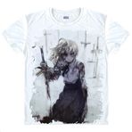 QYIFIRST Manga Japon Anime FGO Night Grand Zero Archer Tomoe Gozen Archer Inferno Cosplay Tişört Kostüm /Tarz 8/ Beyaz XL (EU L) Göğüs 110 cm