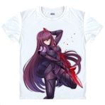 QYIFIRST Manga Japon Anime FGO Night Grand Zero Medusa Cosplay Tişört Kostüm /Tarz 16/ Beyaz L (EU M) Göğüs 104 cm