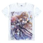 QYIFIRST Manga Japon Anime FGO Night Grand Zero Saber Nero Claudius Caesar Augustus Germanicus Cosplay Tişört Kostüm /Tarz 5/ Beyaz XXL (EU XL) Göğüs 116 cm