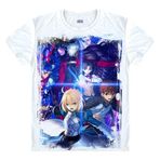 QYIFIRST Manga Japon Anime FGO Night Grand Zero Saber Okita Souji Cosplay Tişört Kostüm /Tarz 18/ Beyaz XXL (EU XL) Göğüs 116 cm
