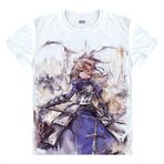 QYIFIRST Manga Japon Anime FGO Night Grand Zero Tamamo no Mae Cosplay Tişört Kostüm /Tarz 12/ Beyaz XXL (EU XL) Göğüs 116 cm