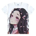 QYIFIRST Manga Japon Anime Kimetsu Slayer Kamado Nezuko Cosplay Tişört Kostüm/Stil 21/ Beyaz S (EU XS)