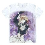 QYIFIRST Manga Japon Anime Violet Cosplay Tişört Kostüm /Stil 12/ Beyaz XXL (EU XL)