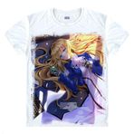 QYIFIRST Manga Japon Anime Violet Cosplay Tişört Kostüm /Stil 13/ Beyaz XL (EU L)