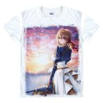 QYIFIRST Manga Japon Anime Violet Cosplay Tişört Kostüm /Stil 7/ Beyaz XXL (EU XL)