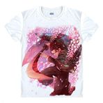 QYIFIRST Manga Japon Anime Yaiba Demon Kamado Tanjirou Kamado Tanjirou Cosplay Tişört Kostüm/Stil 8/ Beyaz S (EU XS)