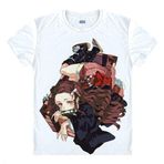 QYIFIRST Manga Japon Anime Yaiba Slayer Kamado Nezuko Cosplay Tişört Kostüm /Tarz 13/ Beyaz L (EU M)