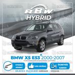 R.B.W Bmw X3 E53 Ön 2000-2007 Hibrit Silecek Takımı