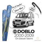 R.B.W Fiat Doblo Ön 2000-2009 Hibrit Silecek Takımı