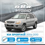 R.B.W Kia Sportage Ön 2004-2010 Hibrit Silecek Takımı