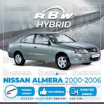 R.B.W Nissan Almera Ön 2000-2006 Hibrit Silecek Takımı