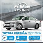 R.B.W Toyota Corolla Sedan Hibrit 2002-2006 Ön Silecek Takımı