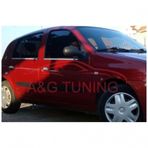 R. Clio 2 HB Krom Cam Çıtası Tk 1999-2006 4Prç Paslanmaz Çelik